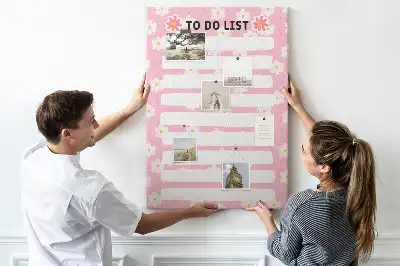 Korktafel Aufgabenliste