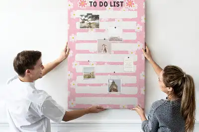 Korktafel Aufgabenliste