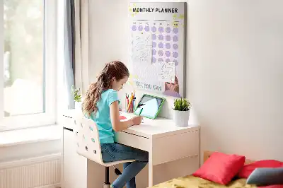 Pinnwand Kork Monatsplan