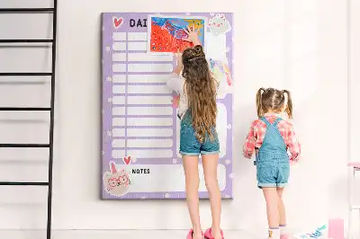 Pinnwand Tagesorganisation