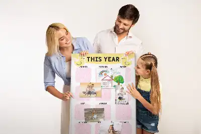 Pinnwand Kork Jahreskalender