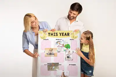Pinnwand Kork Jahreskalender