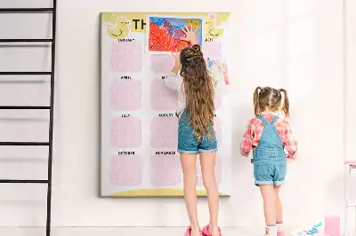 Pinnwand Kork Jahreskalender