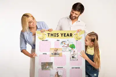 Pinnwand Kork Jahreskalender