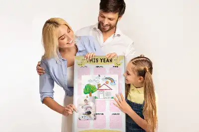 Pinnwand Kork Jahreskalender