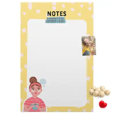 Korktafel Notizfeld