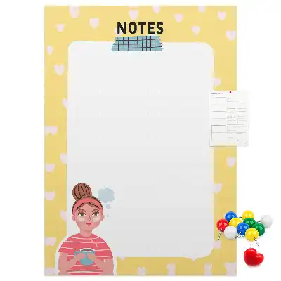 Korktafel Notizfeld