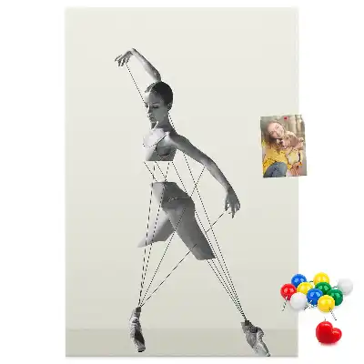 Pinnwand Kork Ballerina