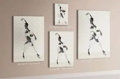Pinnwand Kork Ballerina