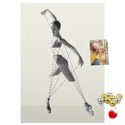 Pinnwand Kork Ballerina