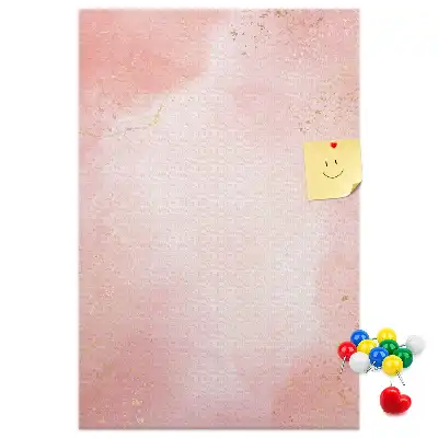 Korktafel Rosa Marmor