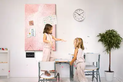 Korktafel Rosa Marmor