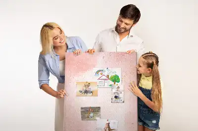 Korktafel Rosa Marmor