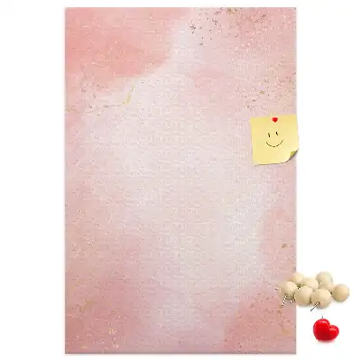 Korktafel Rosa Marmor