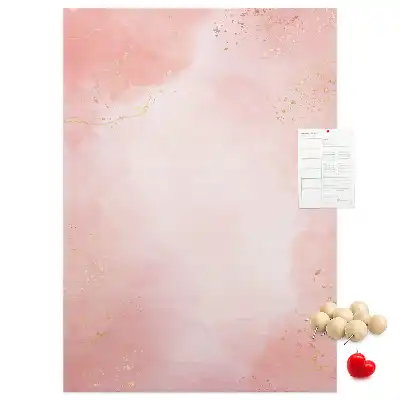 Korktafel Rosa Marmor