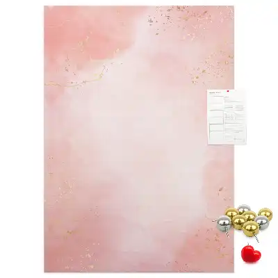 Korktafel Rosa Marmor
