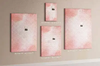 Korktafel Rosa Marmor