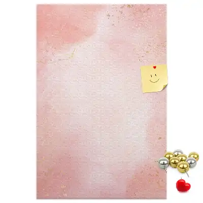 Korktafel Rosa Marmor