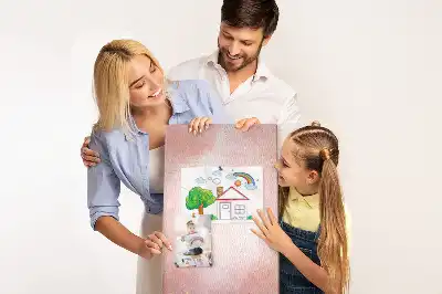 Korktafel Rosa Marmor