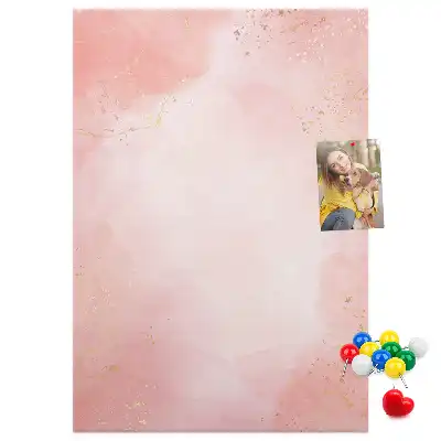 Korktafel Rosa Marmor
