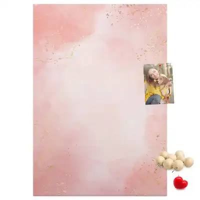 Korktafel Rosa Marmor