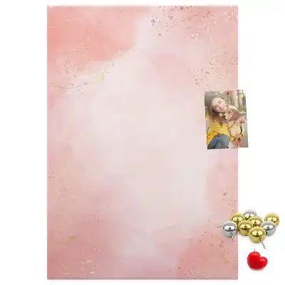 Korktafel Rosa Marmor