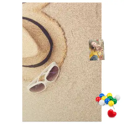 Kork-Pinnwand für Urlaubserinnerungen