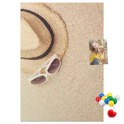 Kork-Pinnwand für Urlaubserinnerungen