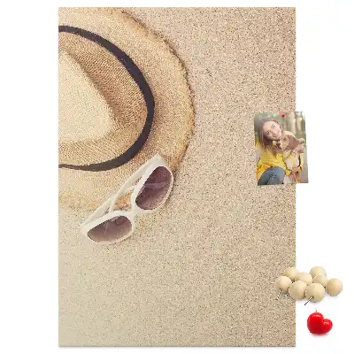 Kork-Pinnwand für Urlaubserinnerungen