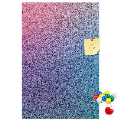 Korktafel Abstrakter Farbverlauf