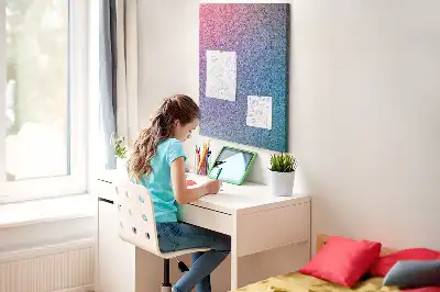 Korktafel Abstrakter Farbverlauf