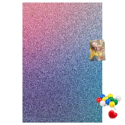 Korktafel Abstrakter Farbverlauf
