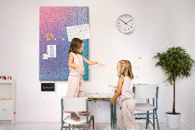 Korktafel Abstrakter Farbverlauf