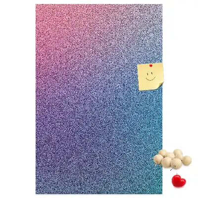 Korktafel Abstrakter Farbverlauf