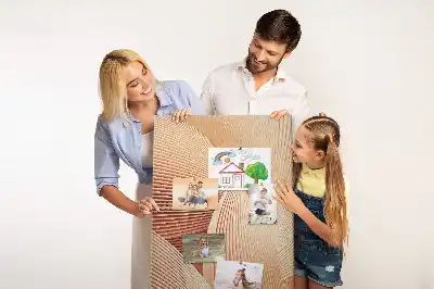 Korktafel Dezentes Muster