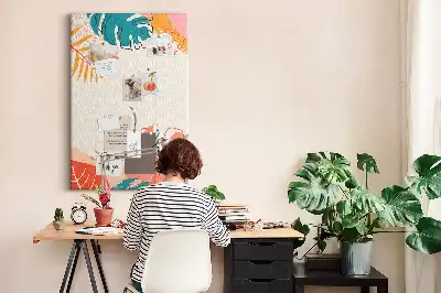 Korktafel Tropische Küsten