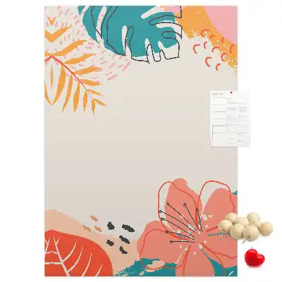 Korktafel Tropische Küsten