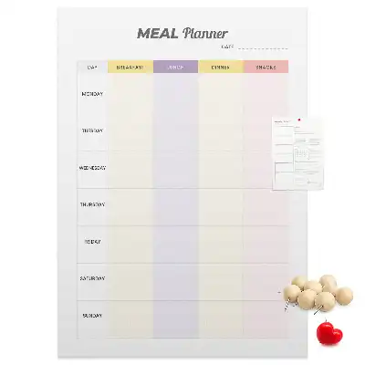 Pinnwand Kork Ernährungsplan