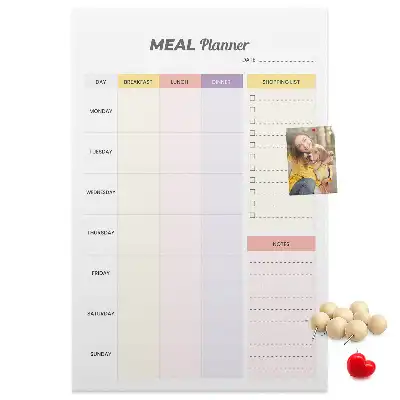 Korktafel Ernährungsplaner