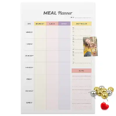 Korktafel Ernährungsplaner