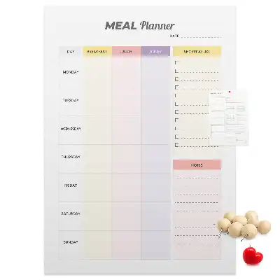 Korktafel Ernährungsplaner