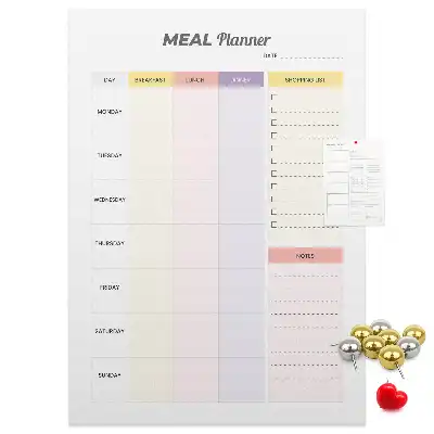 Korktafel Ernährungsplaner
