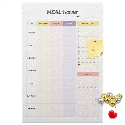 Korktafel Ernährungsplaner