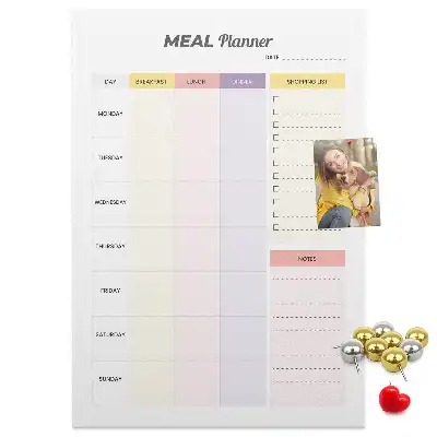 Korktafel Ernährungsplaner