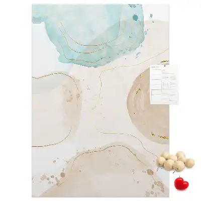 Pinnwand Kork Pastellflecken