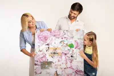 Korktafel Rosenblüten