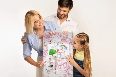 Korktafel Rosenblüten