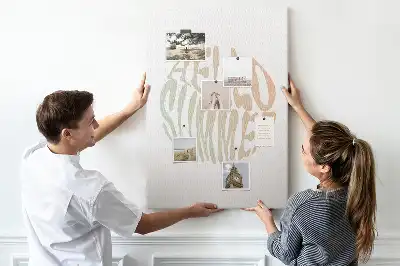Korktafel Willkommen zur Sommeranmeldung