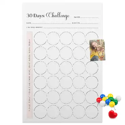 Korktafel 30-Tage-Challenge