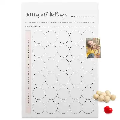 Korktafel 30-Tage-Challenge